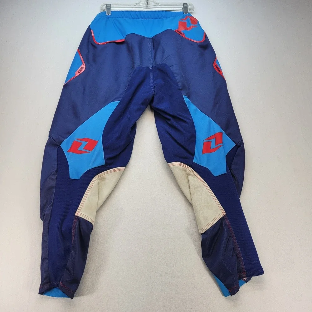 One Industries Defcon Moto Pants Mens 34 Blue Motocross Racing Gear - Picture 3 of 11